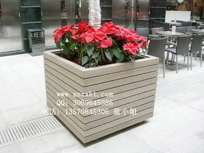 江蘇戶外移動花盆 木質花盆植物與園林景觀設計的完美結合